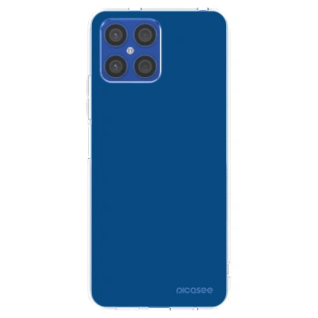 Picasee Honor X8 4G Hülle - Transparentes Silikon - Navy Blue