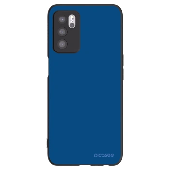 Picasee OPPO A16 Hülle - Schwarzes Silikon - Navy Blue