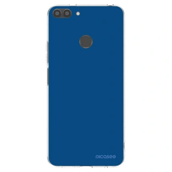 Picasee Huawei P Smart Hülle - Transparentes Silikon - Navy Blue