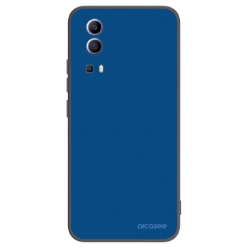 Picasee Vivo Y52 5G Hülle - Schwarzes Silikon - Navy Blue