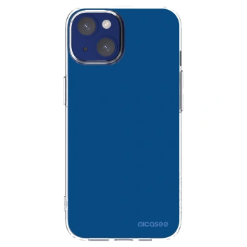 Picasee Apple iPhone 14 Hülle - Transparentes Silikon - Navy Blue