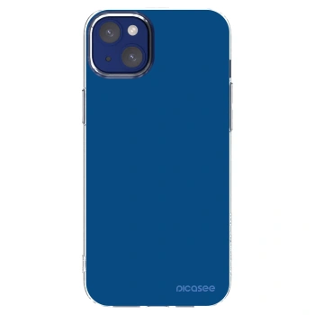 Picasee Apple iPhone 14 Plus Hülle - Transparentes Silikon - Navy Blue