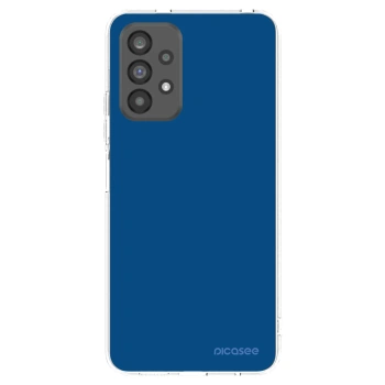 Picasee Samsung Galaxy A73 5G Hülle - Transparentes Silikon - Navy Blue