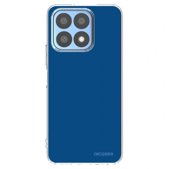 Picasee Honor X8a Hülle - Transparentes Silikon - Navy Blue