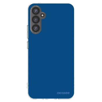 Picasee Samsung Galaxy A34 5G A346B Hülle - Transparentes Silikon - Navy Blue