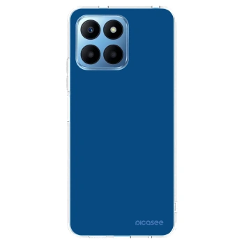 Picasee Honor 70 Lite Hülle - Transparentes Silikon - Navy Blue