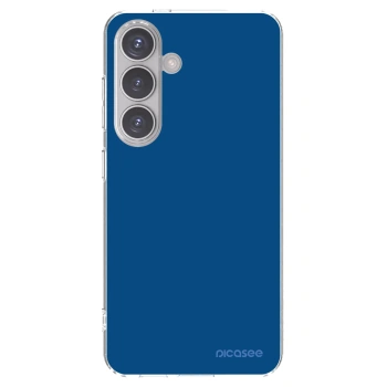 Picasee Samsung Galaxy S24 S921B 5G Hülle - Transparentes Silikon - Navy Blue