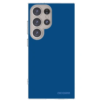 Picasee Samsung Galaxy S24 Ultra S928B 5G Hülle - Transparentes Silikon - Navy Blue