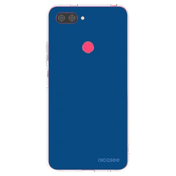 Picasee Xiaomi Mi 8 Lite Hülle - Transparentes Silikon - Navy Blue