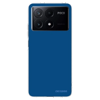 Picasee Xiaomi Poco X6 Pro Hülle - Transparentes Silikon - Navy Blue