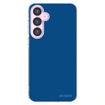 Picasee Samsung Galaxy A55 5G A556B Hülle - Transparentes Silikon - Navy Blue