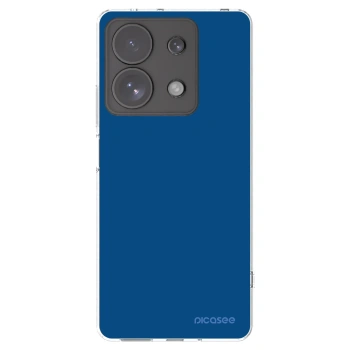 Picasee Xiaomi Redmi Note 13 Pro 4G Hülle - Transparentes Silikon - Navy Blue