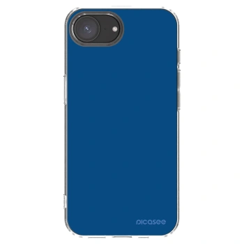 Picasee Apple iPhone 16e Hülle - Transparentes Silikon - Navy Blue