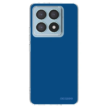 Picasee Xiaomi 14T Pro Hülle - Transparentes Silikon - Navy Blue