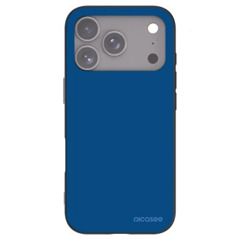 Picasee Apple iPhone 17 Pro Hülle - Schwarzes Silikon - Navy Blue