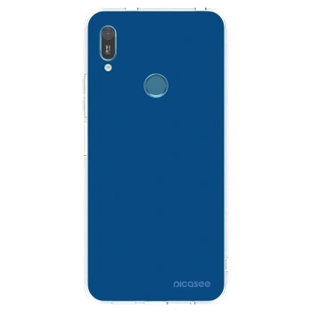 Picasee Huawei Y6 2019 Hülle - Transparentes Silikon - Navy Blue