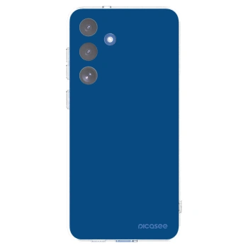 Picasee Samsung Galaxy S25 FE 5G Hülle - Transparentes Silikon - Navy Blue