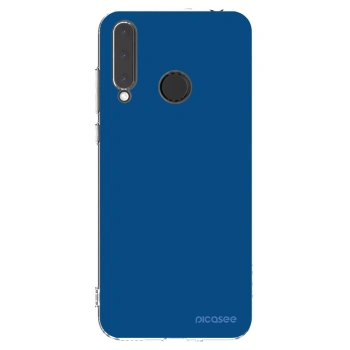 Picasee Honor 20 Lite Hülle - Transparentes Silikon - Navy Blue