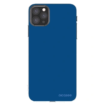 Picasee Apple iPhone 11 Pro Max Hülle - Transparentes Silikon - Navy Blue
