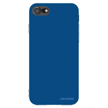 Picasee Apple iPhone 8 Hülle - Transparentes Silikon - Navy Blue