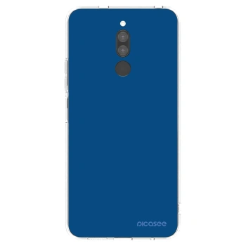 Picasee Xiaomi Redmi 8 Hülle - Transparentes Silikon - Navy Blue