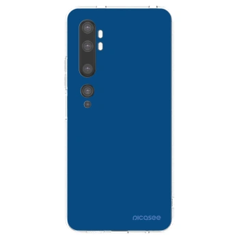 Picasee Xiaomi Mi Note 10 (Pro) Hülle - Transparentes Silikon - Navy Blue