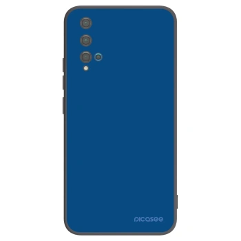 Picasee Huawei Nova 5T Hülle - Schwarzes Silikon - Navy Blue