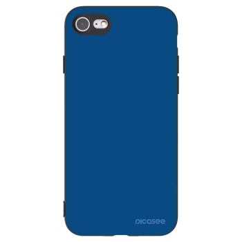 Picasee Apple iPhone SE 2020 Hülle - Schwarzes Silikon - Navy Blue