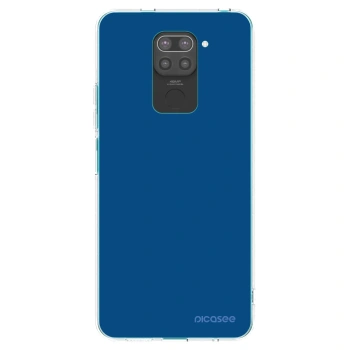 Picasee Xiaomi Redmi Note 9 Hülle - Schwarzes Silikon - Navy Blue