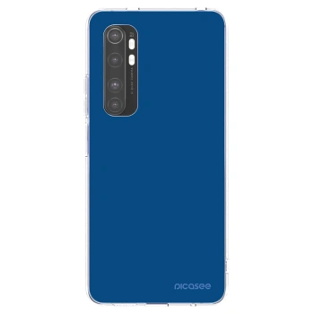 Picasee Xiaomi Mi Note 10 Lite Hülle - Transparentes Silikon - Navy Blue