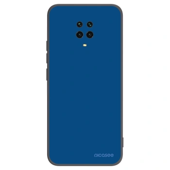 Picasee Xiaomi Redmi Note 9S Hülle - Schwarzes Silikon - Navy Blue