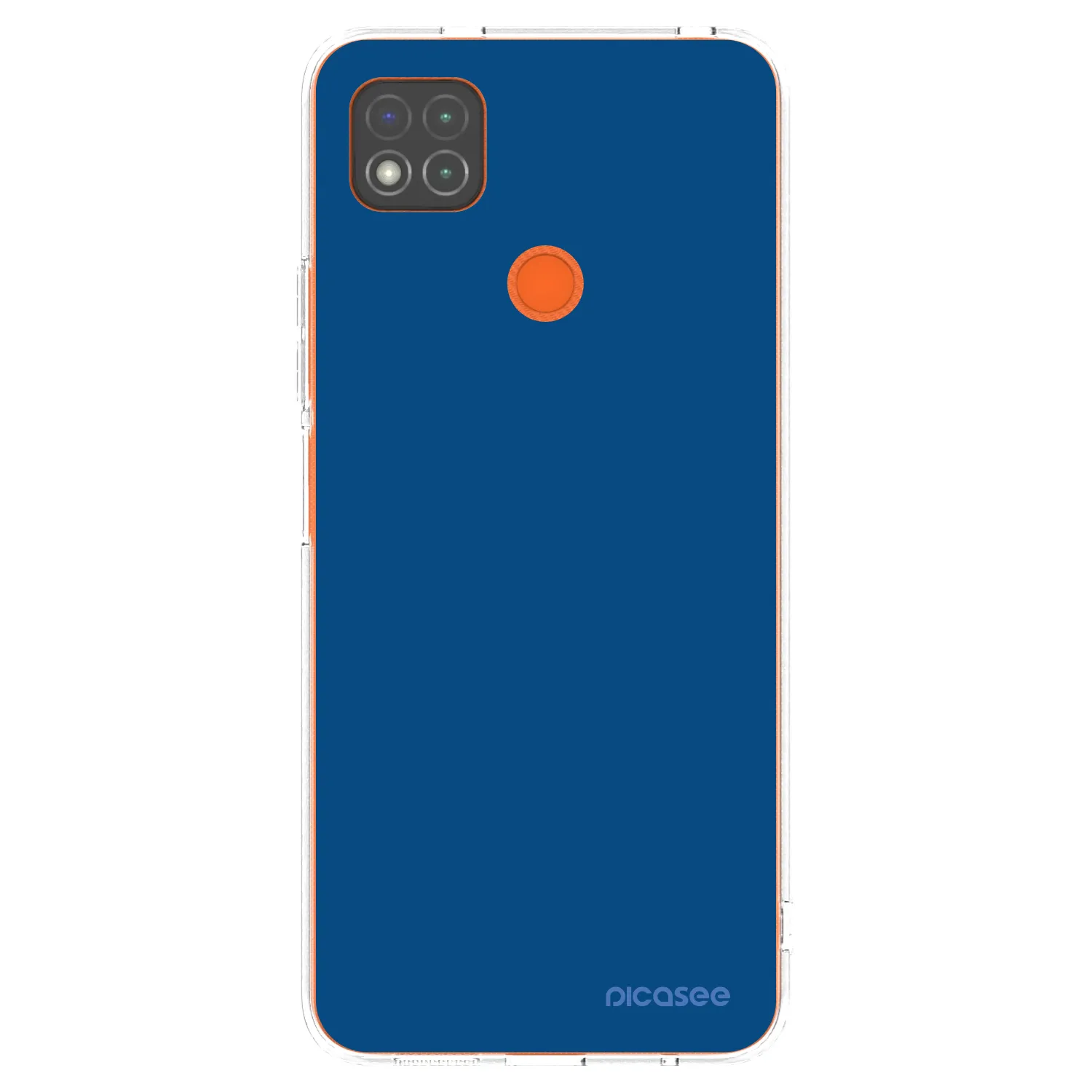Picasee Xiaomi Redmi 9C Hülle - Transparentes Silikon - Navy Blue