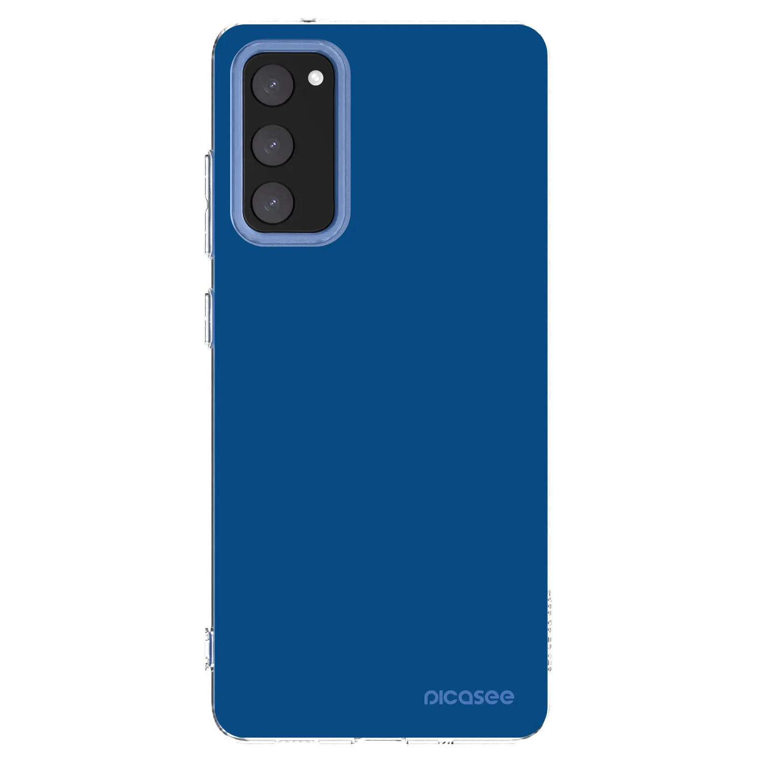 Picasee Samsung Galaxy S20 FE Hülle - Transparentes Silikon - Navy Blue