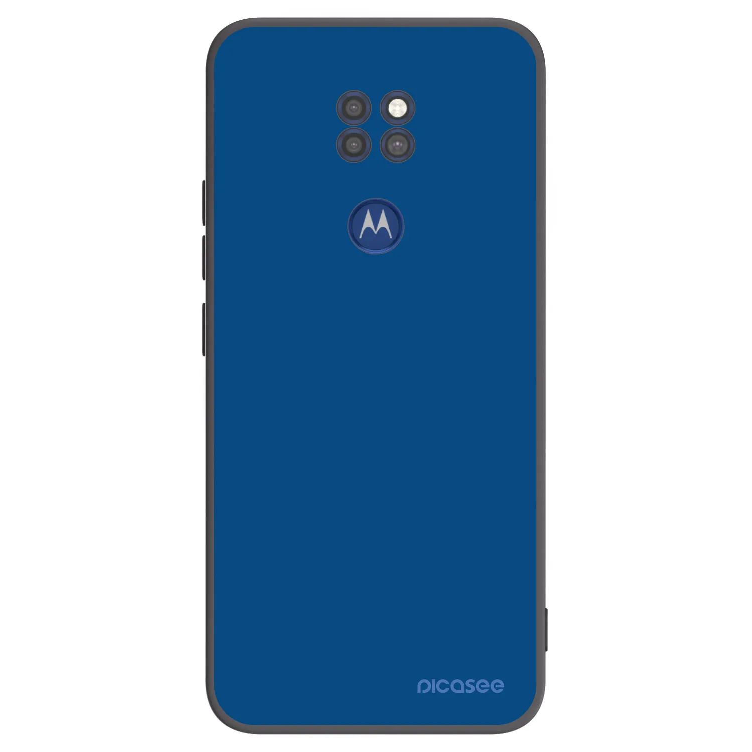 Picasee Motorola Moto G9 Play Hülle - Schwarzes Silikon - Navy Blue