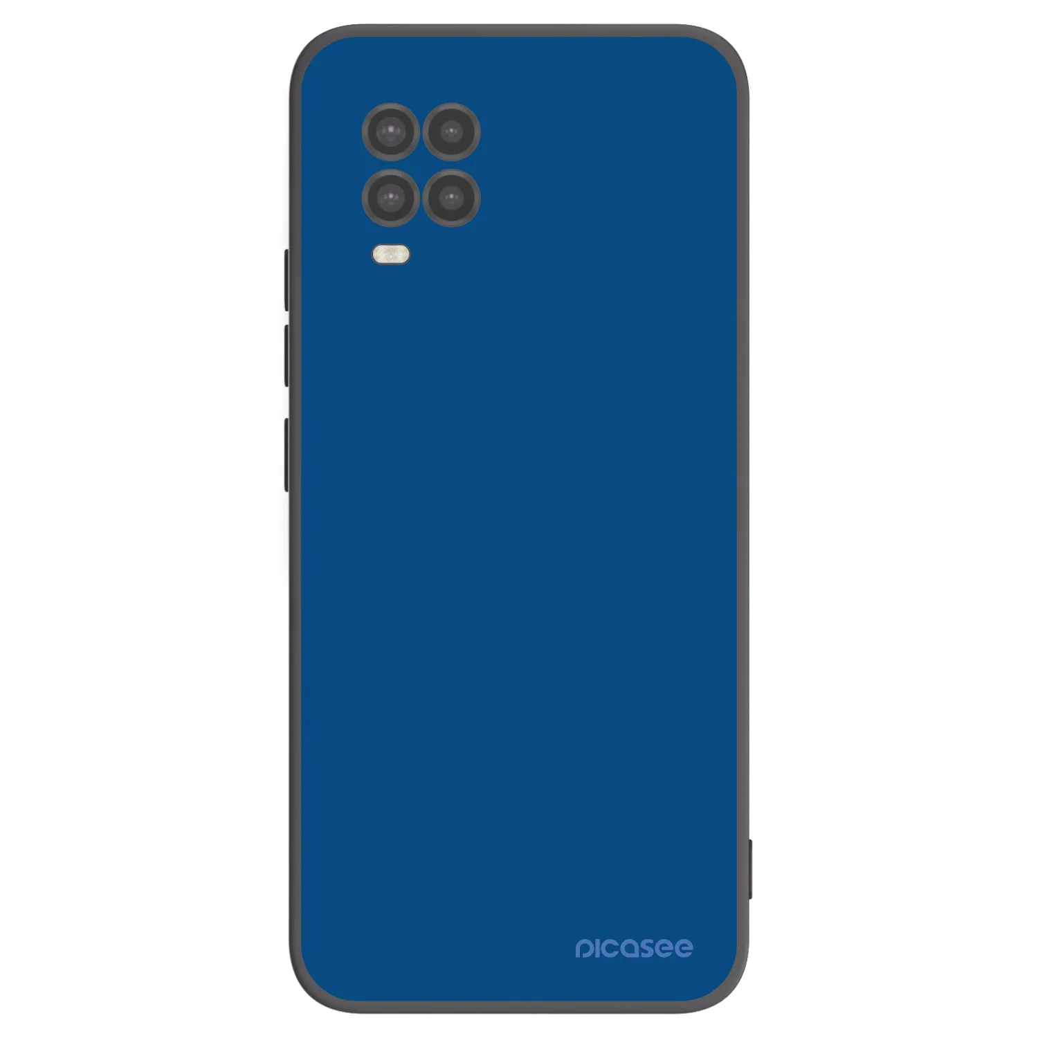 Picasee Xiaomi Mi 10 Lite Hülle - Schwarzes Silikon - Navy Blue