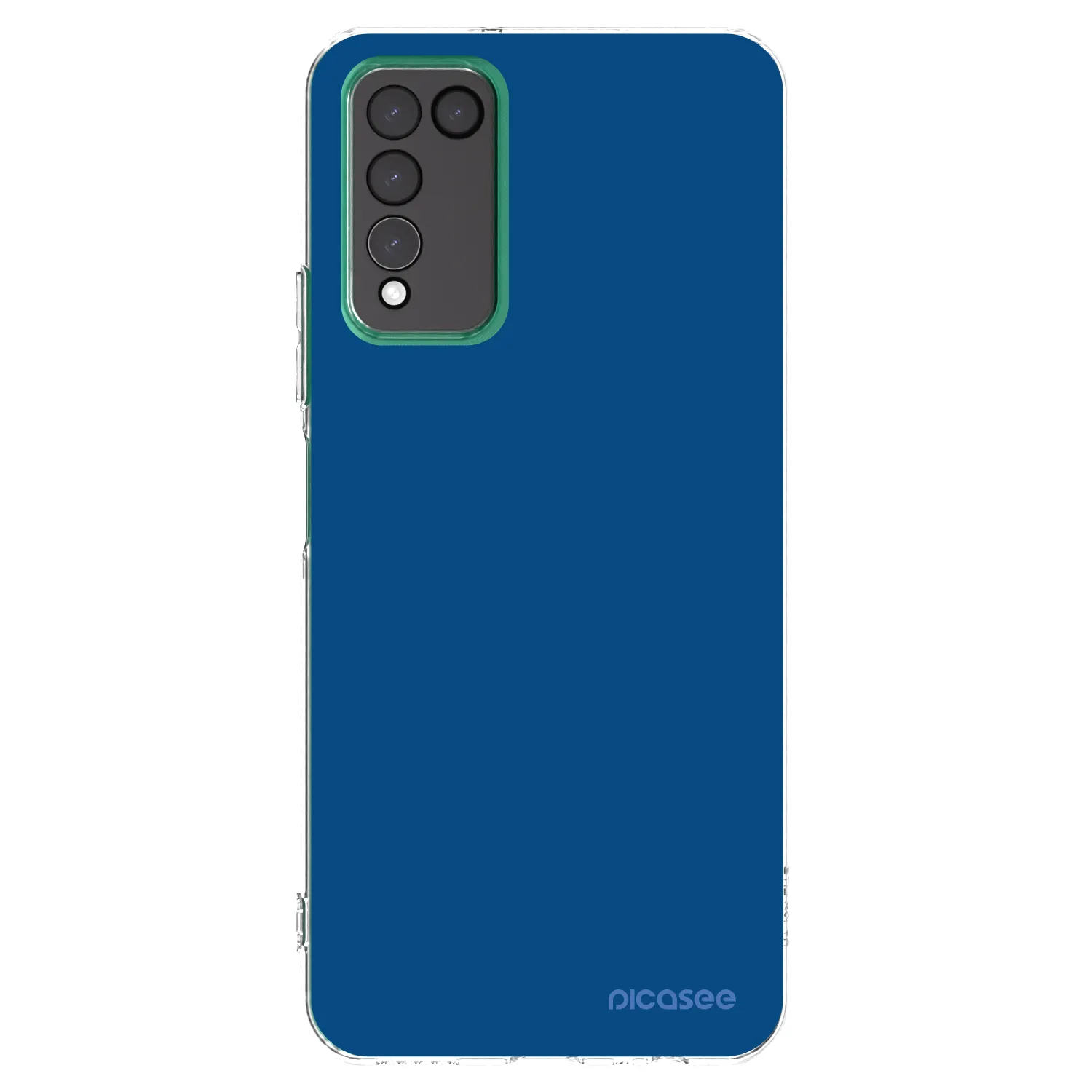 Picasee Honor 10X Lite Hülle - Transparentes Silikon - Navy Blue