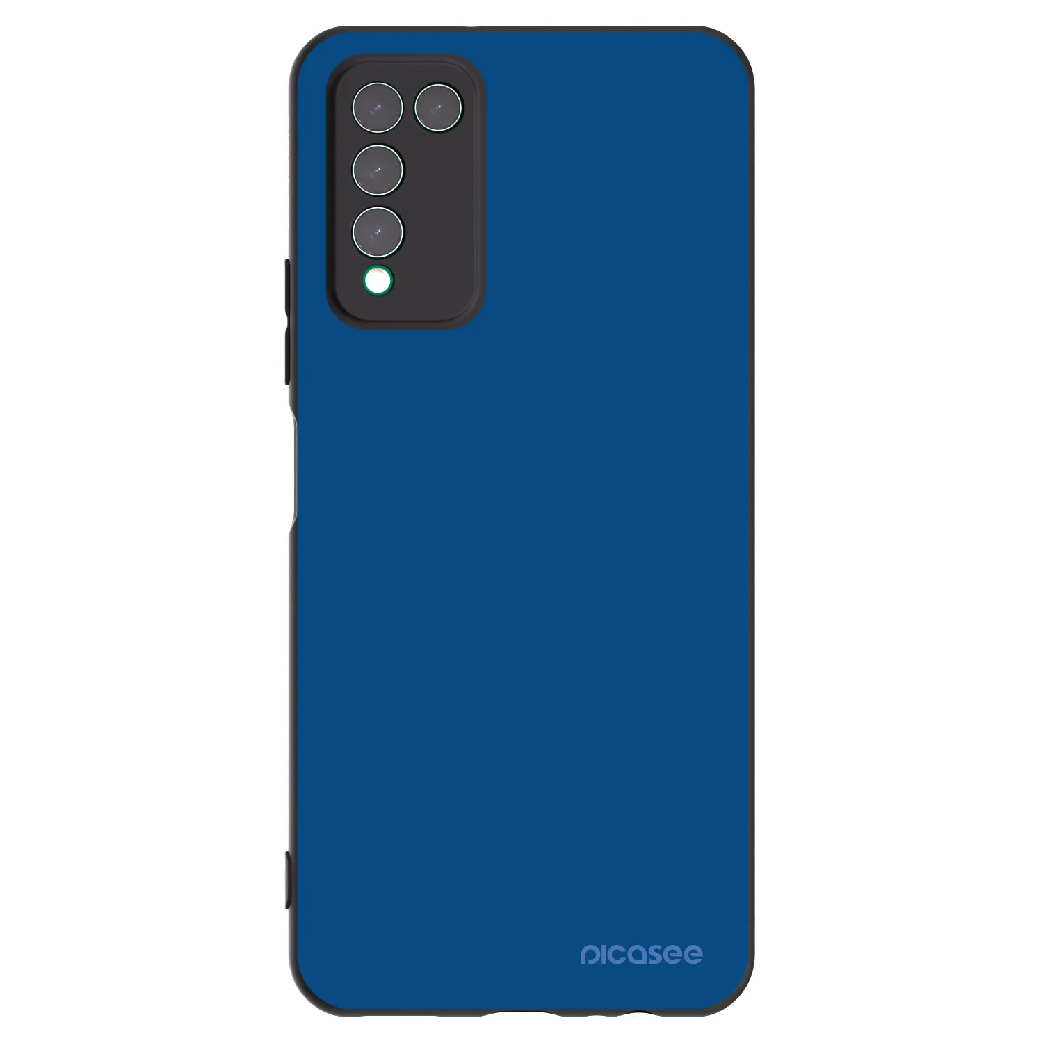 Picasee Honor 10X Lite Hülle - Schwarzes Silikon - Navy Blue