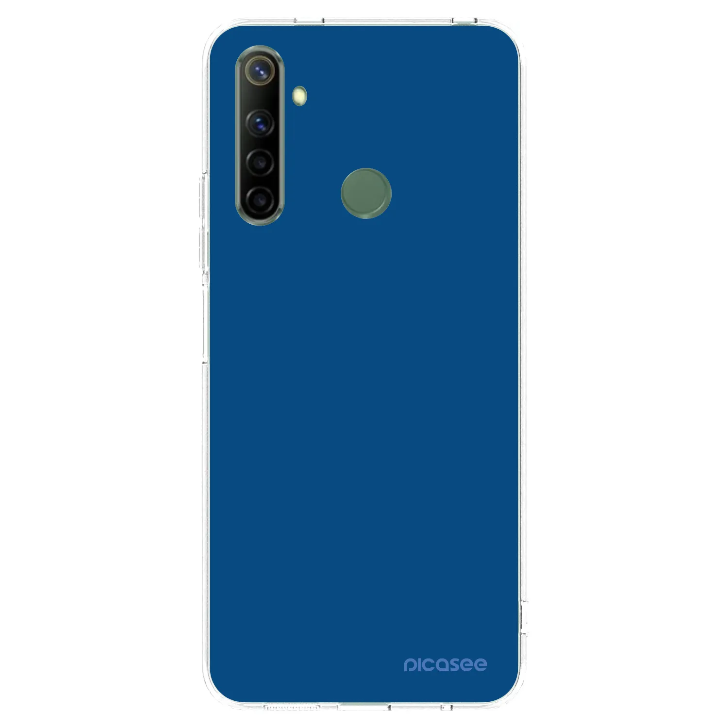 Picasee Realme 6i Hülle - Transparentes Silikon - Navy Blue