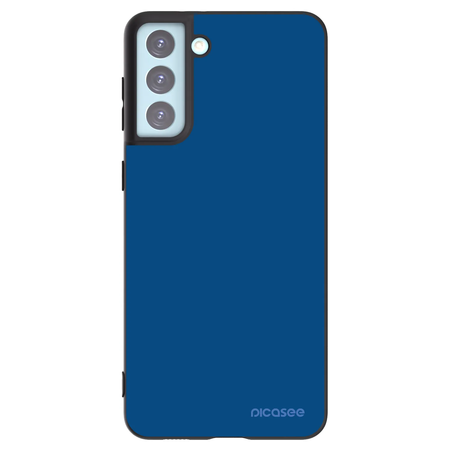 Picasee Samsung Galaxy S21+ 5G G996F Hülle - Schwarzes Silikon - Navy Blue