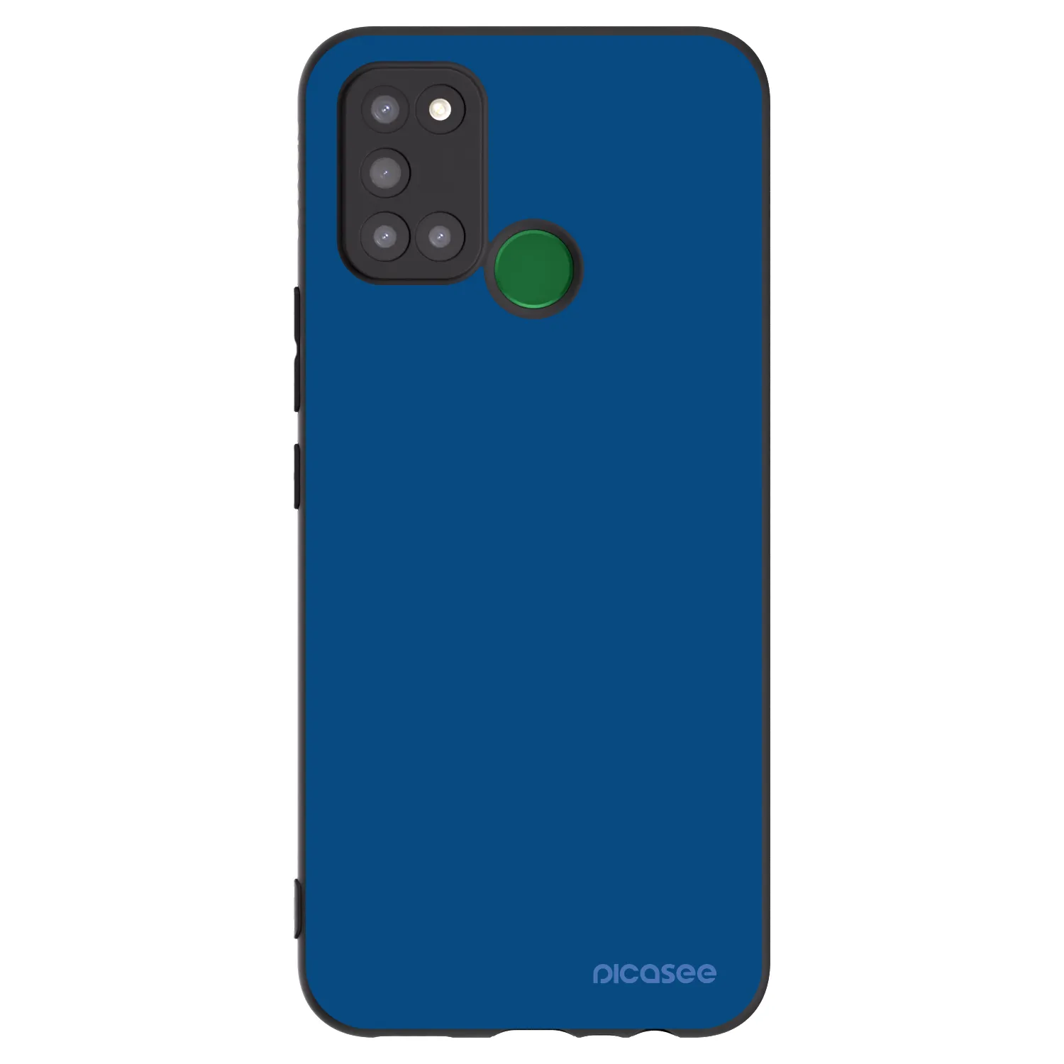 Picasee Realme 7i Hülle - Schwarzes Silikon - Navy Blue