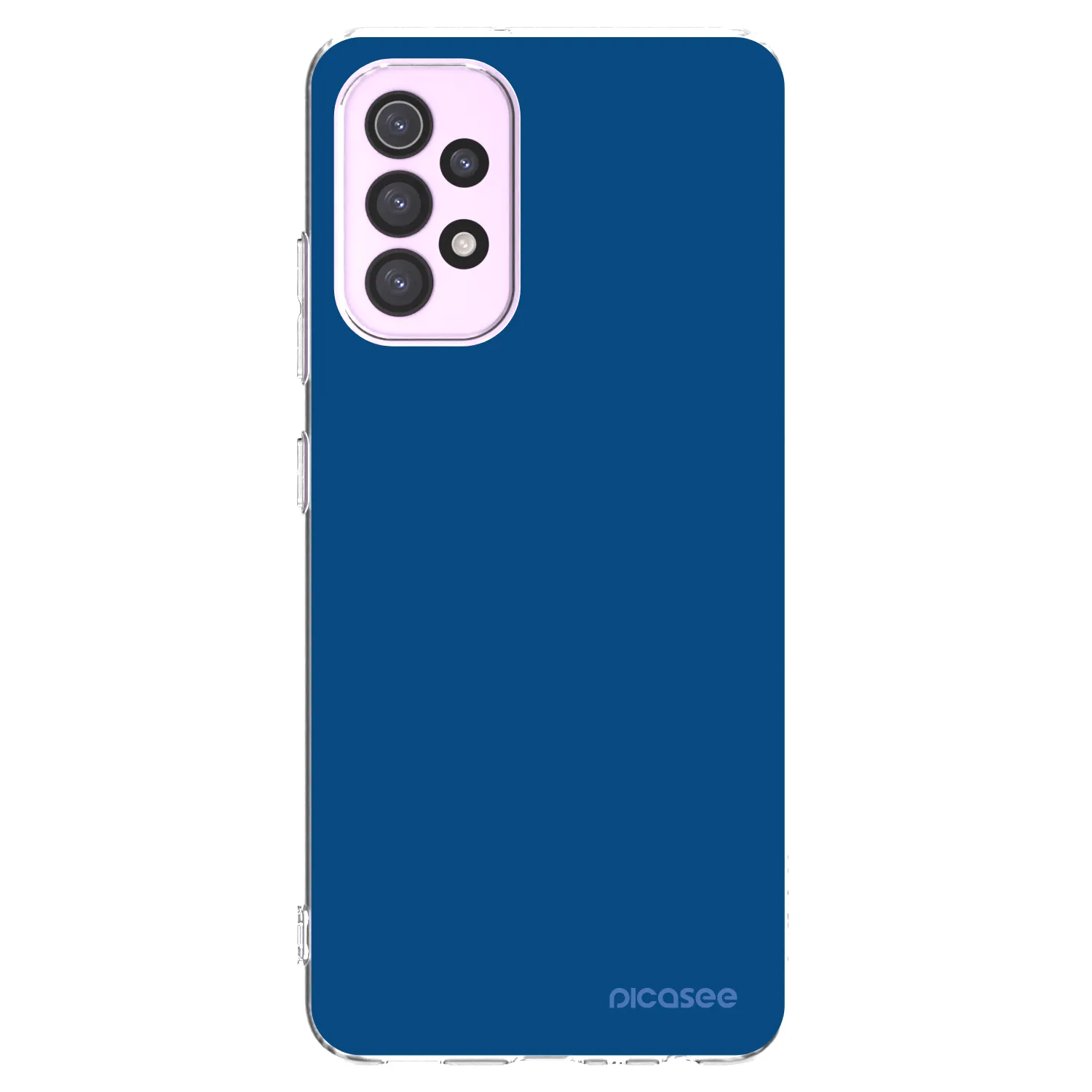 Picasee Samsung Galaxy A32 5G A326B Hülle - Transparentes Silikon - Navy Blue