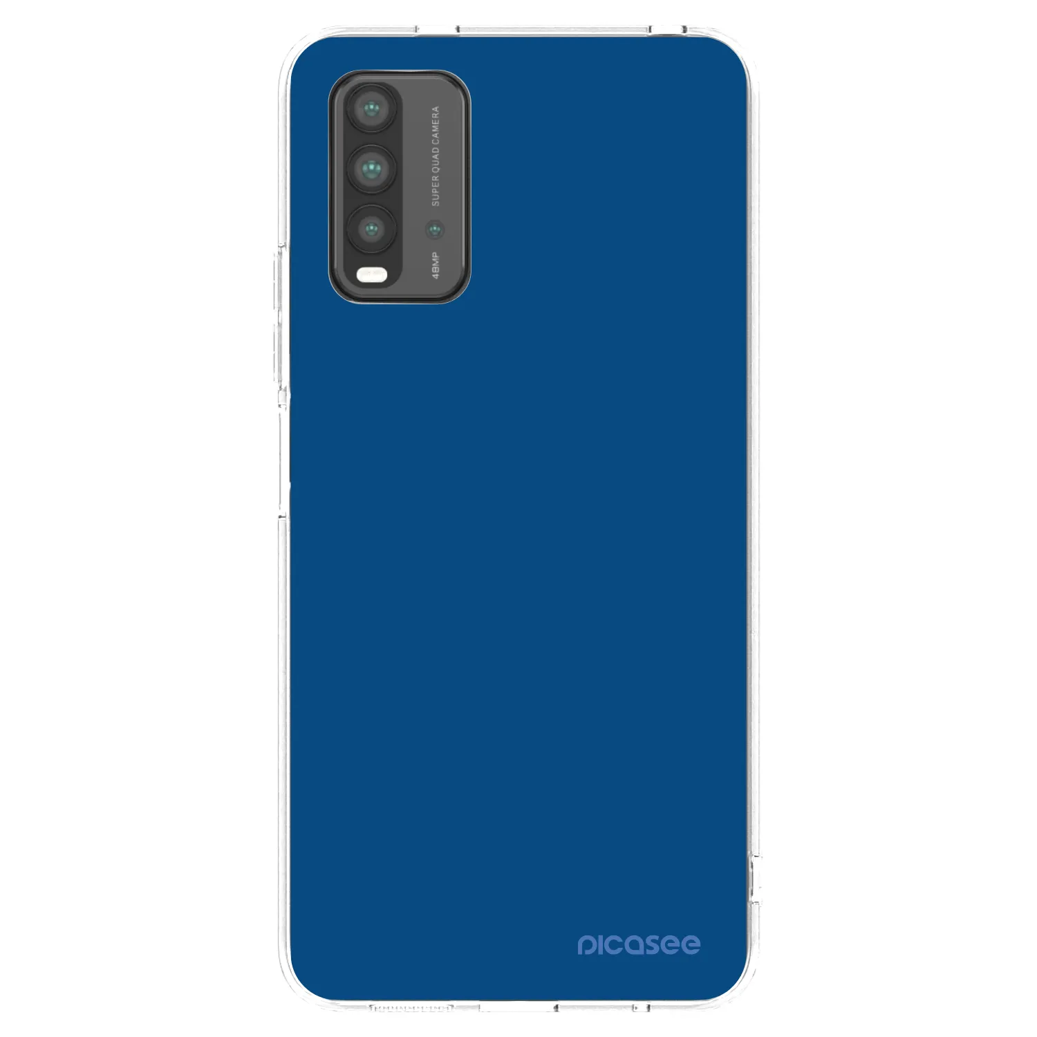 Picasee Xiaomi Redmi 9T Hülle - Schwarzes Silikon - Navy Blue