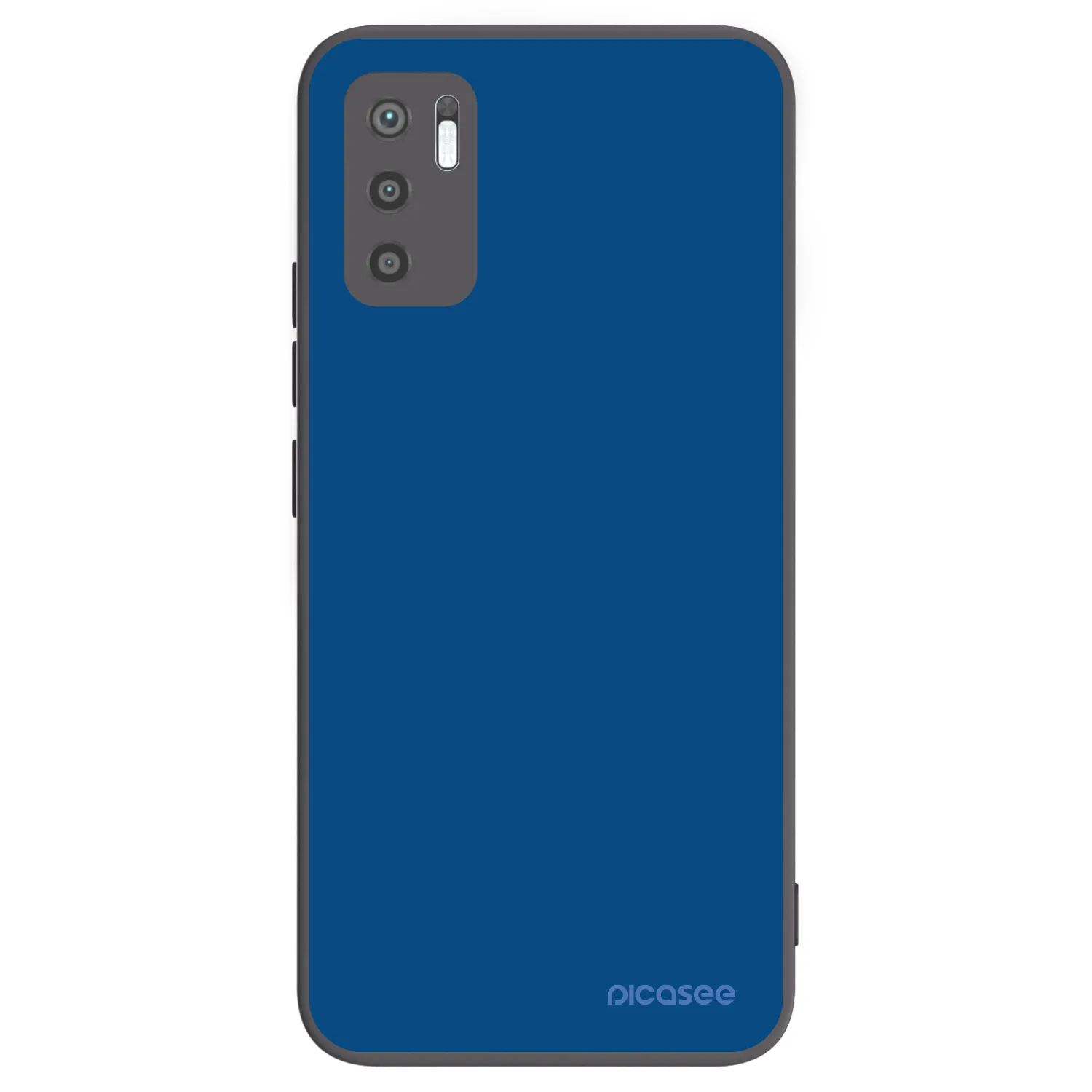 Picasee Xiaomi Redmi Note 10 5G Hülle - Schwarzes Silikon - Navy Blue