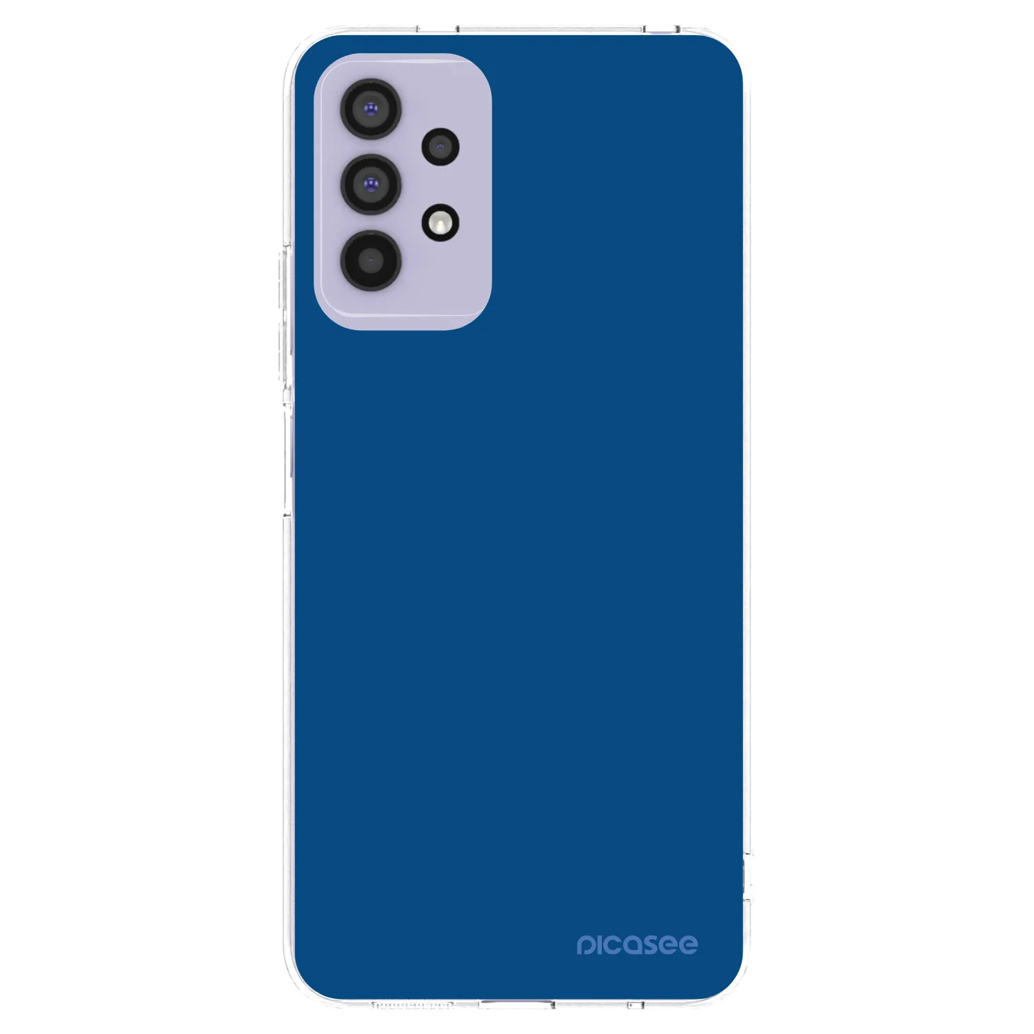 Picasee Samsung Galaxy A32 4G SM-A325F Hülle - Transparentes Silikon - Navy Blue