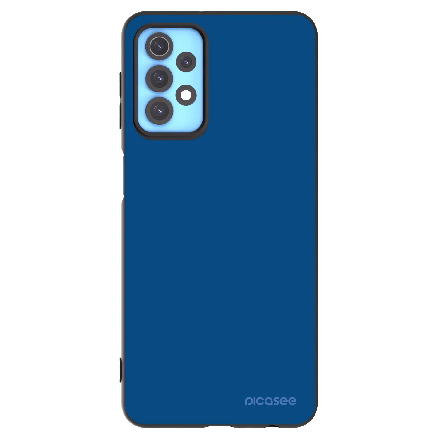 Picasee Samsung Galaxy A32 4G SM-A325F Hülle - Schwarzes Silikon - Navy Blue