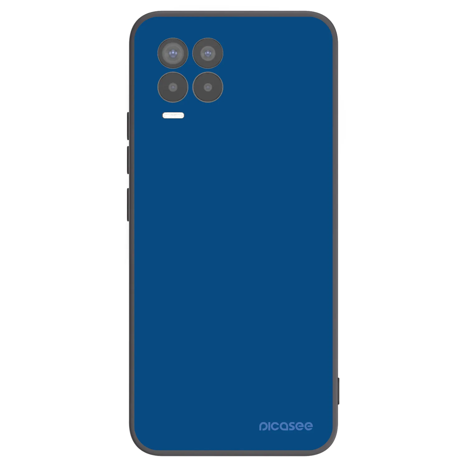 Picasee Realme 8 Pro Hülle - Schwarzes Silikon - Navy Blue