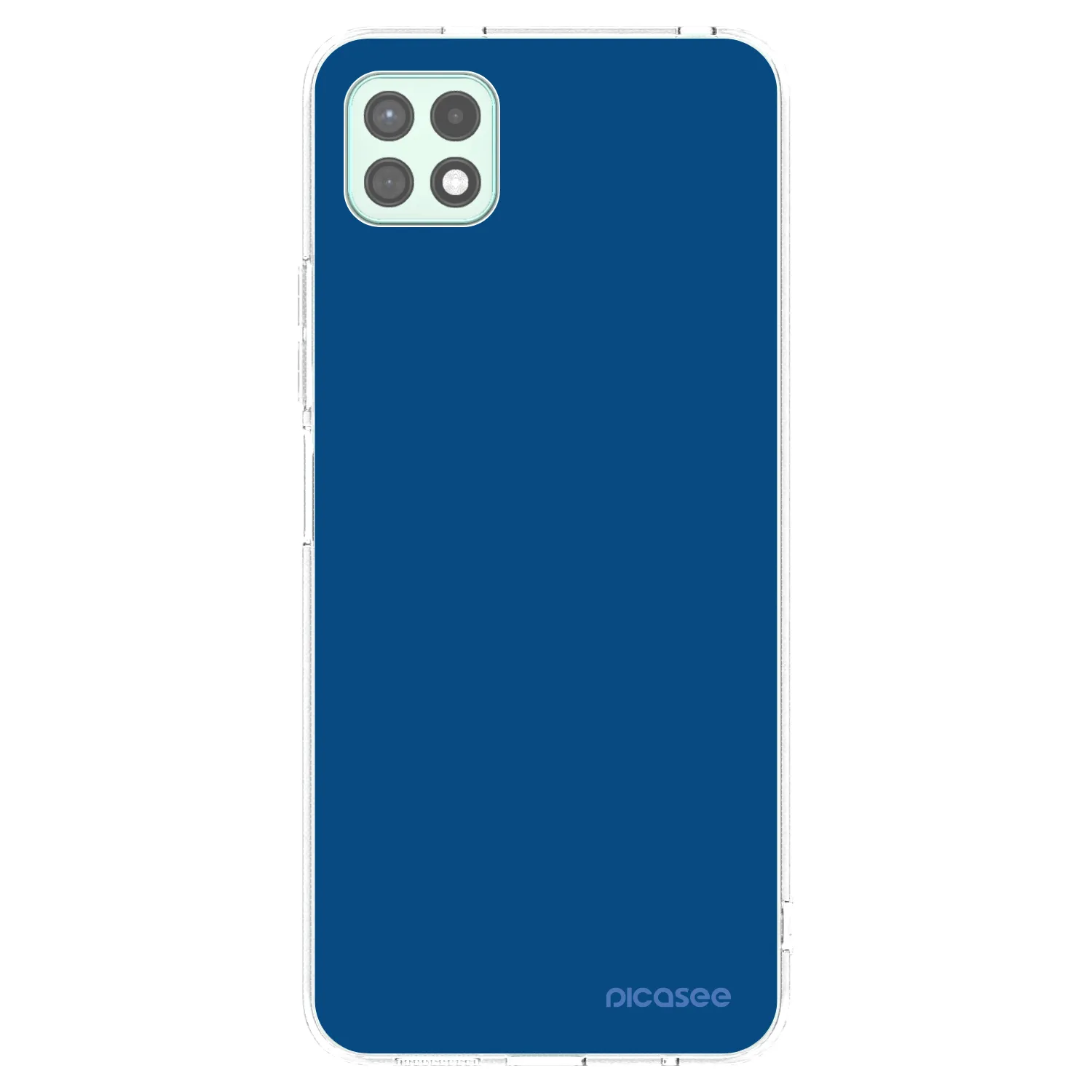 Picasee Samsung Galaxy A22 A226B 5G Hülle - Transparentes Silikon - Navy Blue