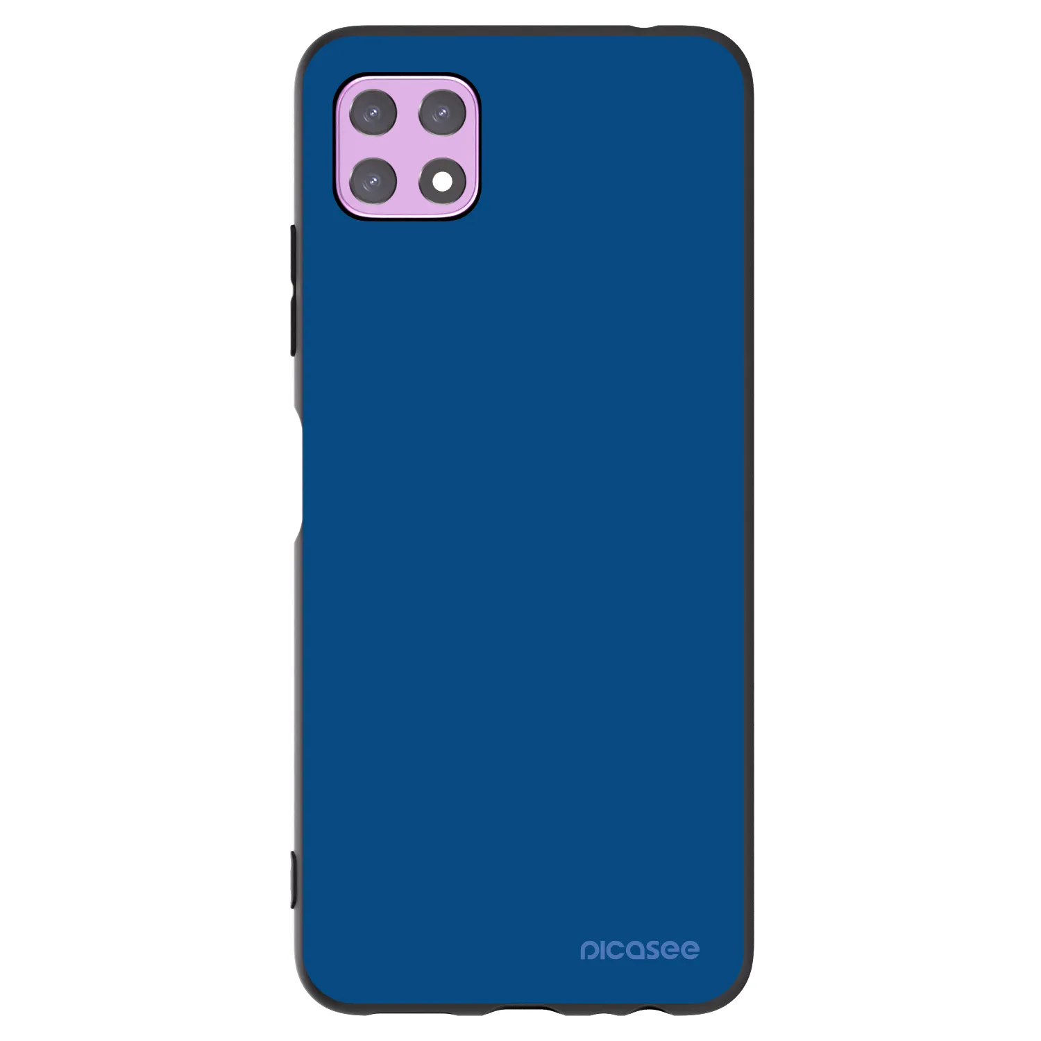 Picasee Samsung Galaxy A22 A226B 5G Hülle - Schwarzes Silikon - Navy Blue