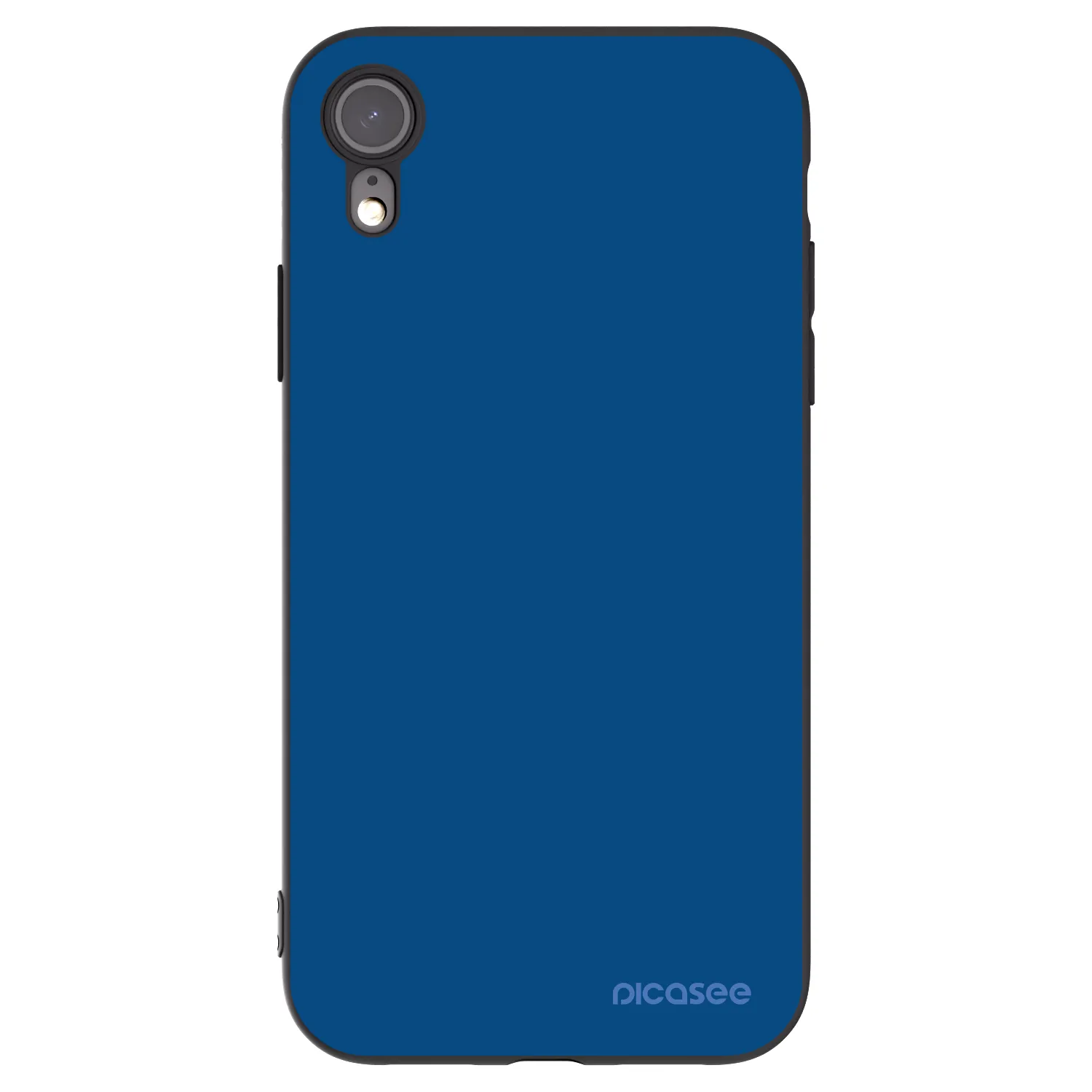 Picasee Apple iPhone XR Hülle - Schwarzes Silikon - Navy Blue