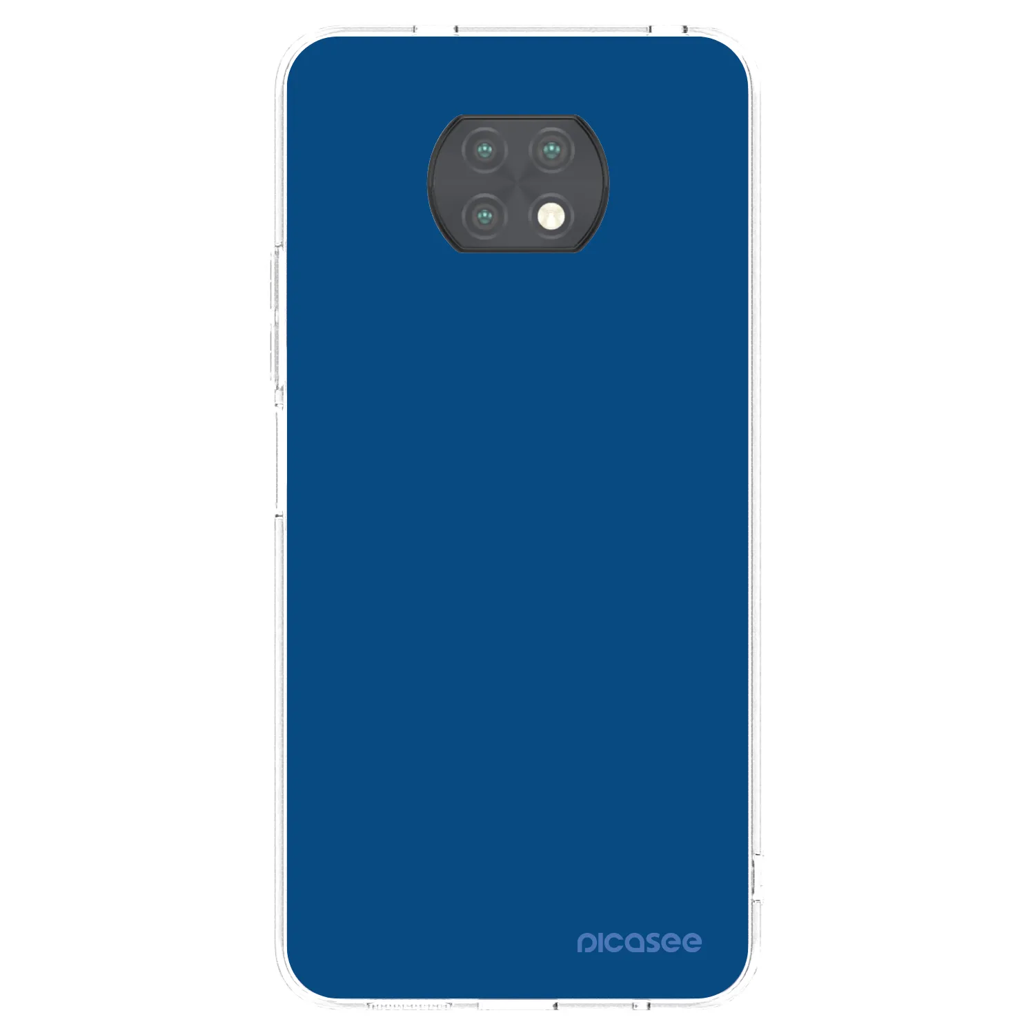Picasee Xiaomi Redmi Note 9T Hülle - Transparentes Silikon - Navy Blue